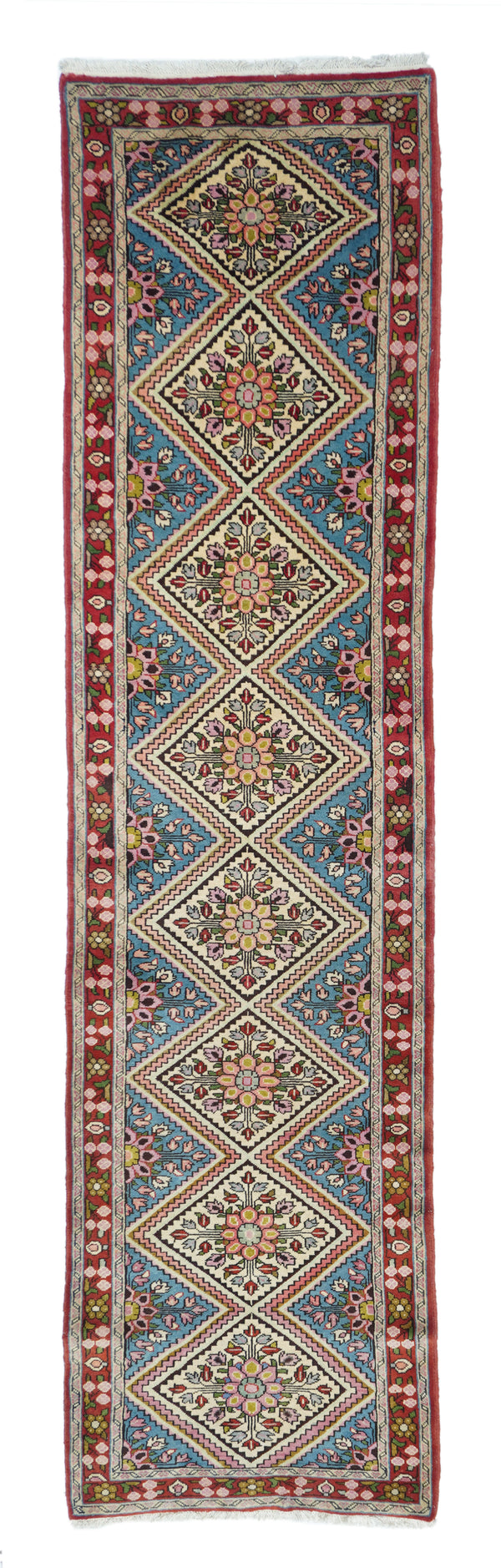Sarouk Wool on Cotton 2'4''x9'11''