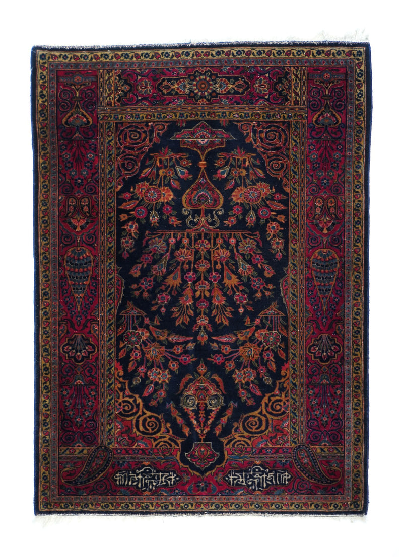 Antique Sarouk Rug 3'6'' x 4'10''