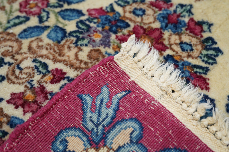 Persian Kerman Lavar Wool on Cotton 3'11'' x 5'3''