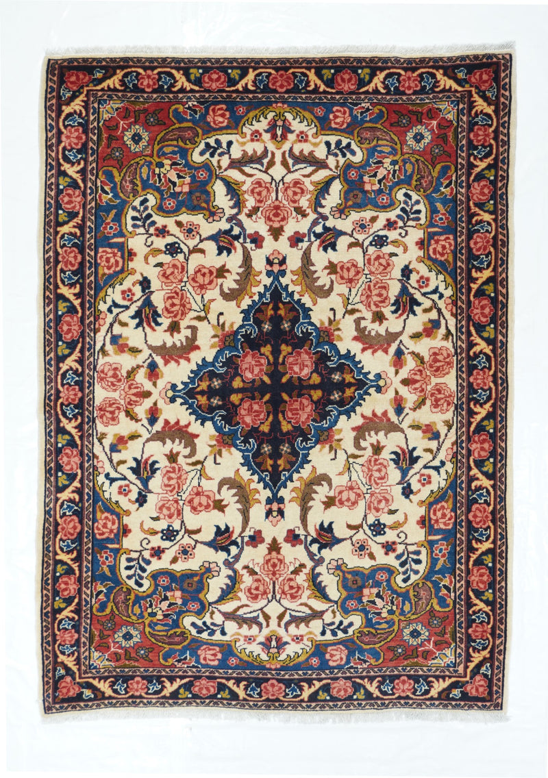 Sarouk Rug Wool on Cotton 3'6'' x 5'2''
