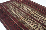 Antique Balouch Rug 3'3'' x 5'1''