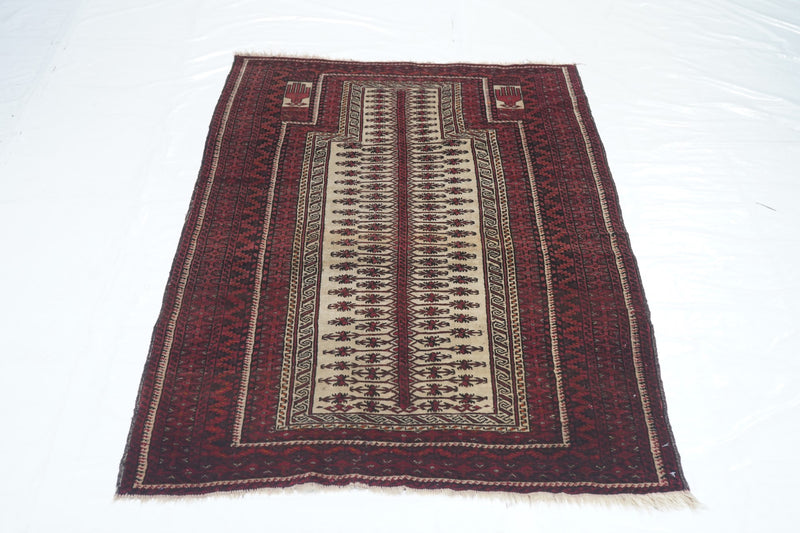 Antique Balouch Rug 3'3'' x 5'1''