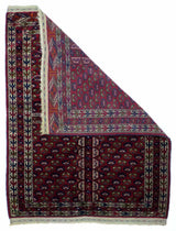 Antique Yamud Bokara Rug 3'5'' x 4'2''