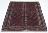 Antique Yamud Bokara Rug 3'5'' x 4'2''