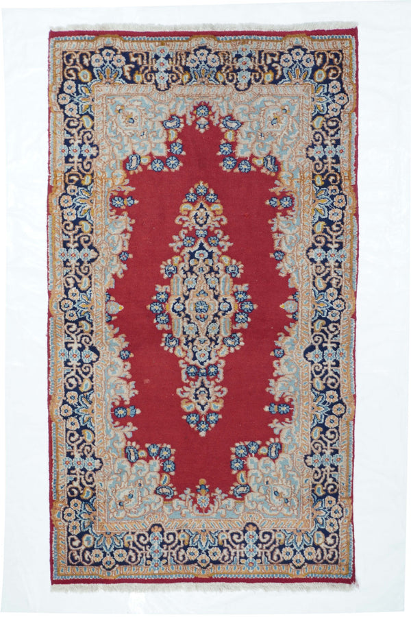 Persia Kerman Wool on Cotton 2'10''x5'4''