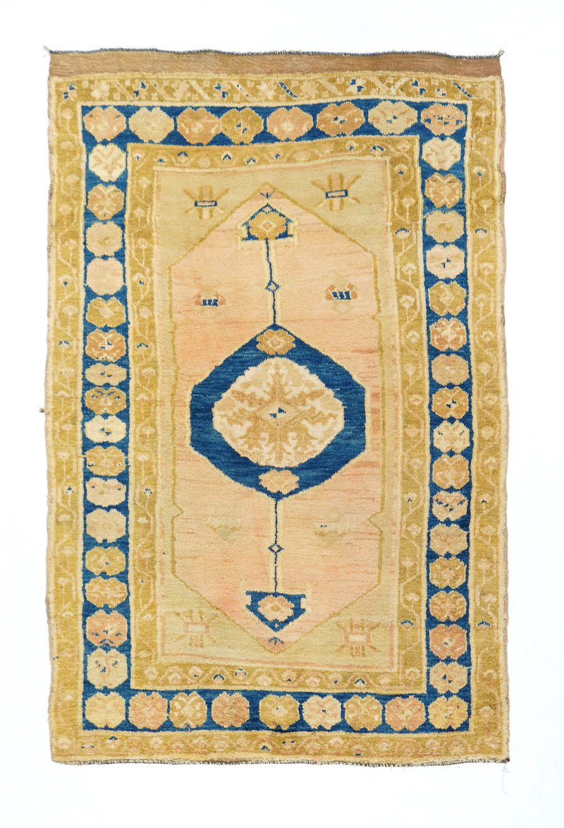 Turkish Oushak Wool on Wool 3'10'' x 5'10''