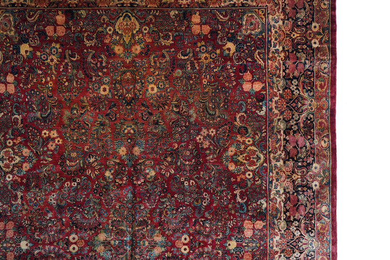 Vintage Sarouk Rug 12'0'' x 18'4''