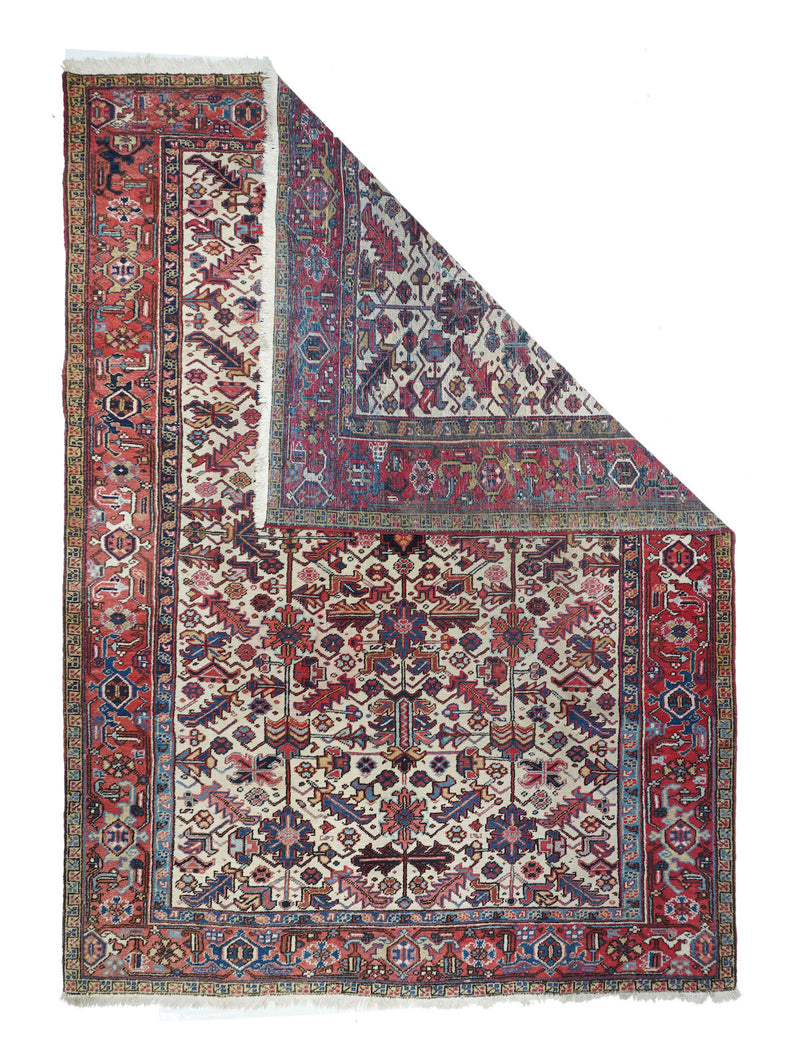 Persian Heriz Wool on Cotton 8'1'' x 11'