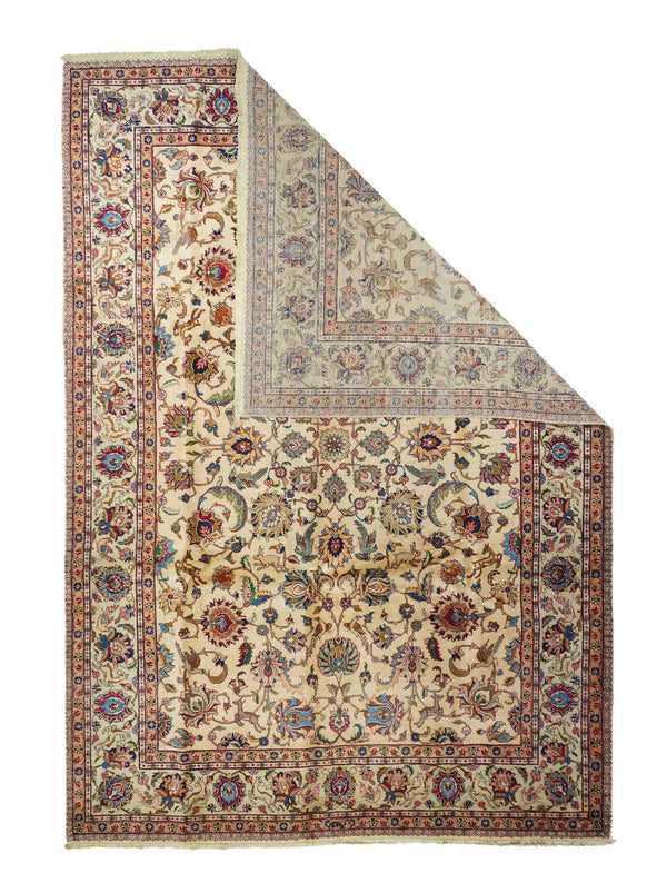 Semi Antique Persian Tabriz Rug
