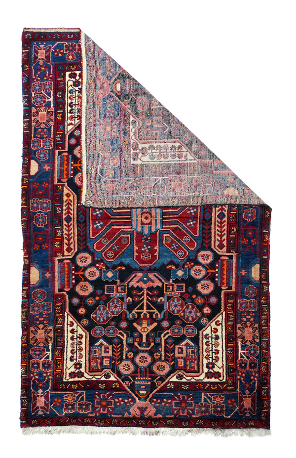 Vintage Hamadan Rug 5'0'' x 8'2''