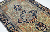 Antique Mohtasham Kashan Rug 3'11'' x 6'7''