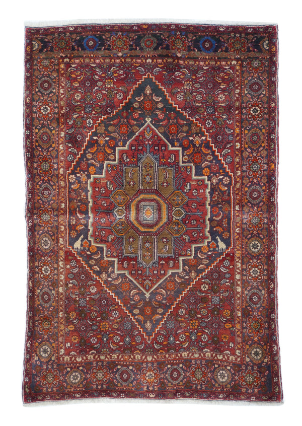 Persian Bidjar Wool on Cotton 3'11''x6'1''