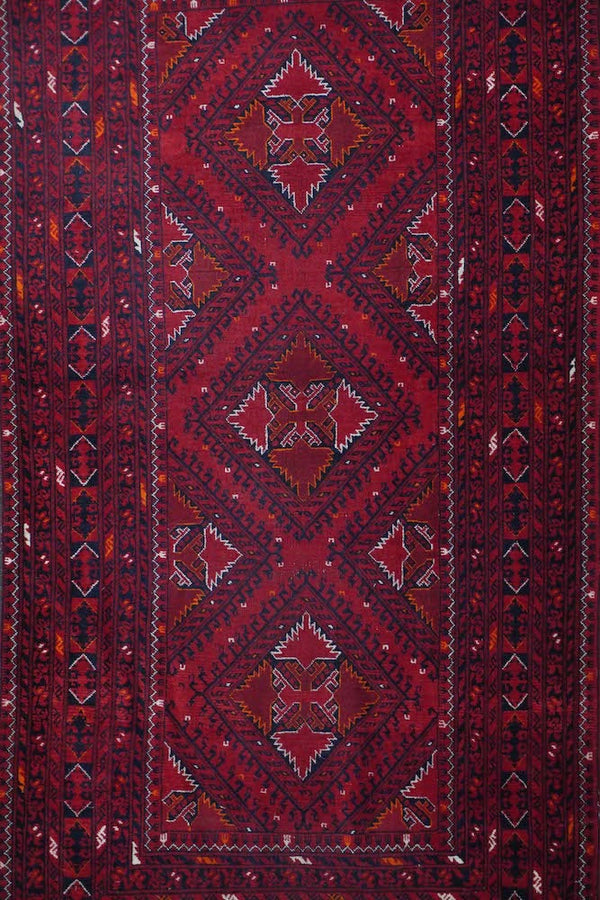 Semi Antique Afghan Rug