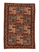Persian Ghoochan Wool on wool 4'5''x6'7''