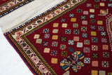 Vintage Kashkouli Rug 2' x 4'