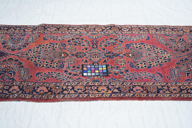 Antique Sarouk Rug 2'7'' x 13'4''