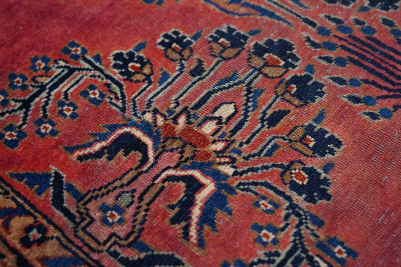 Antique Sarouk Rug 2'7'' x 13'4''