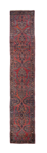 Antique Sarouk Rug 2'7'' x 13'4''