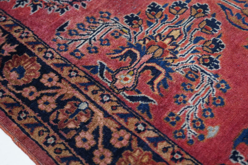 Antique Sarouk Rug 2'7'' x 13'4''