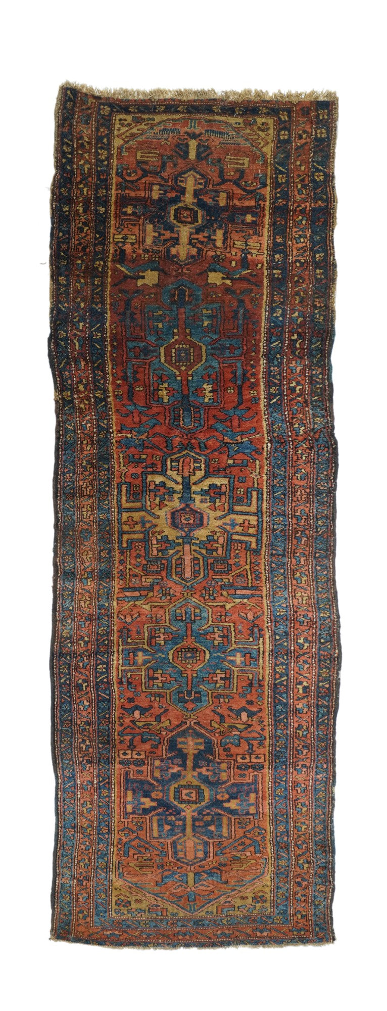 Iran Persian Karajeh Heriz Wool on Cotton 3'4''x10'7''
