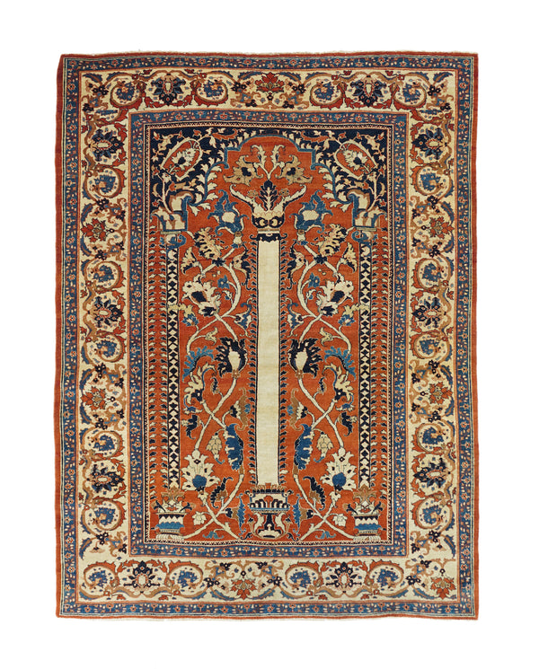 Antique Tabriz Haji Jalili Rug