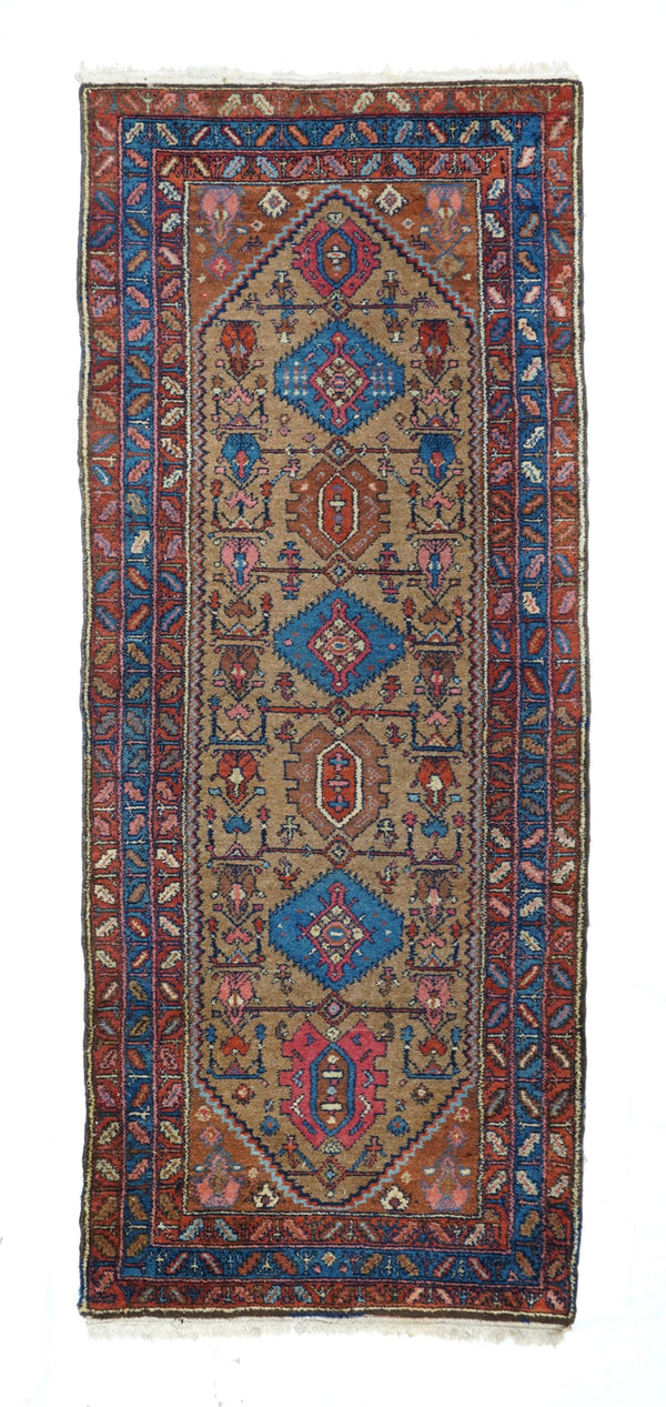 Iran Persian Malayer Wool on Cotton 3'4''x9'
