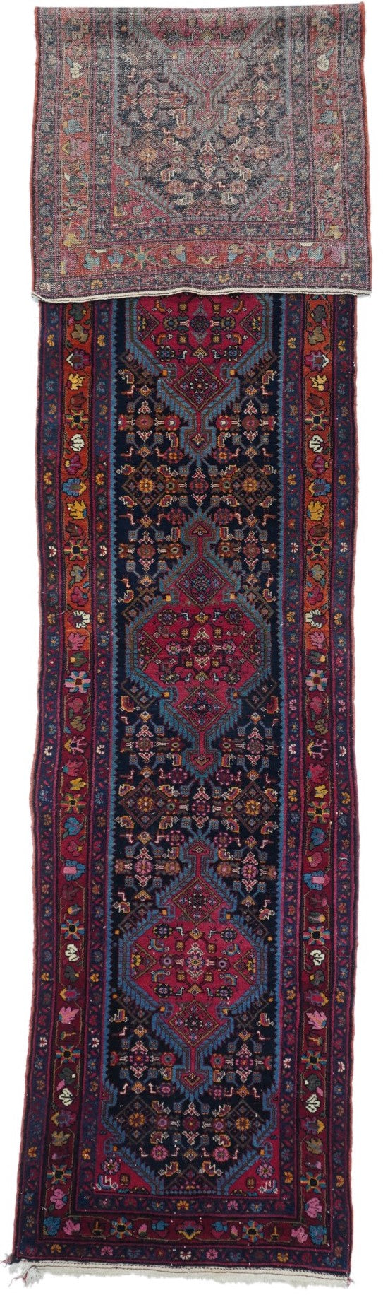 Antique Malayer Rug 3'1'' x 14'8''