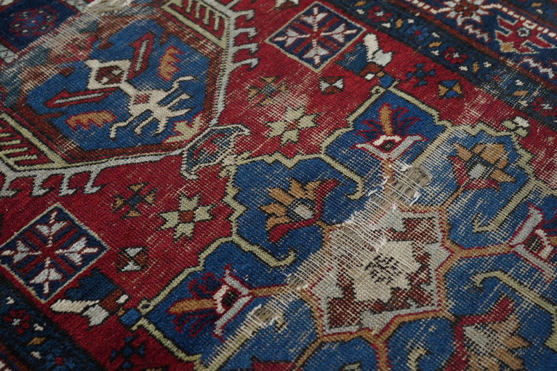 Vintage Heriz Rug 2'9'' x 15'0''