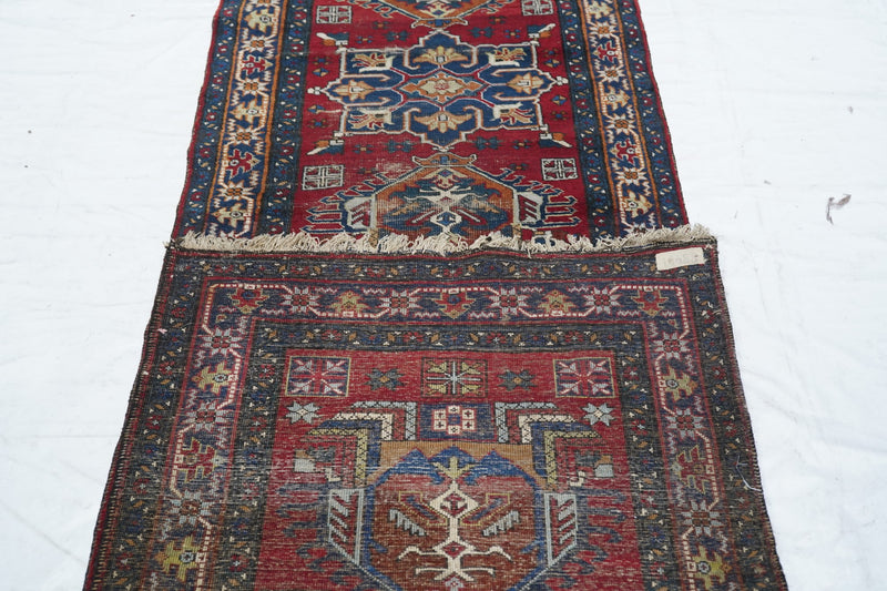 Vintage Heriz Rug 2'9'' x 15'0''