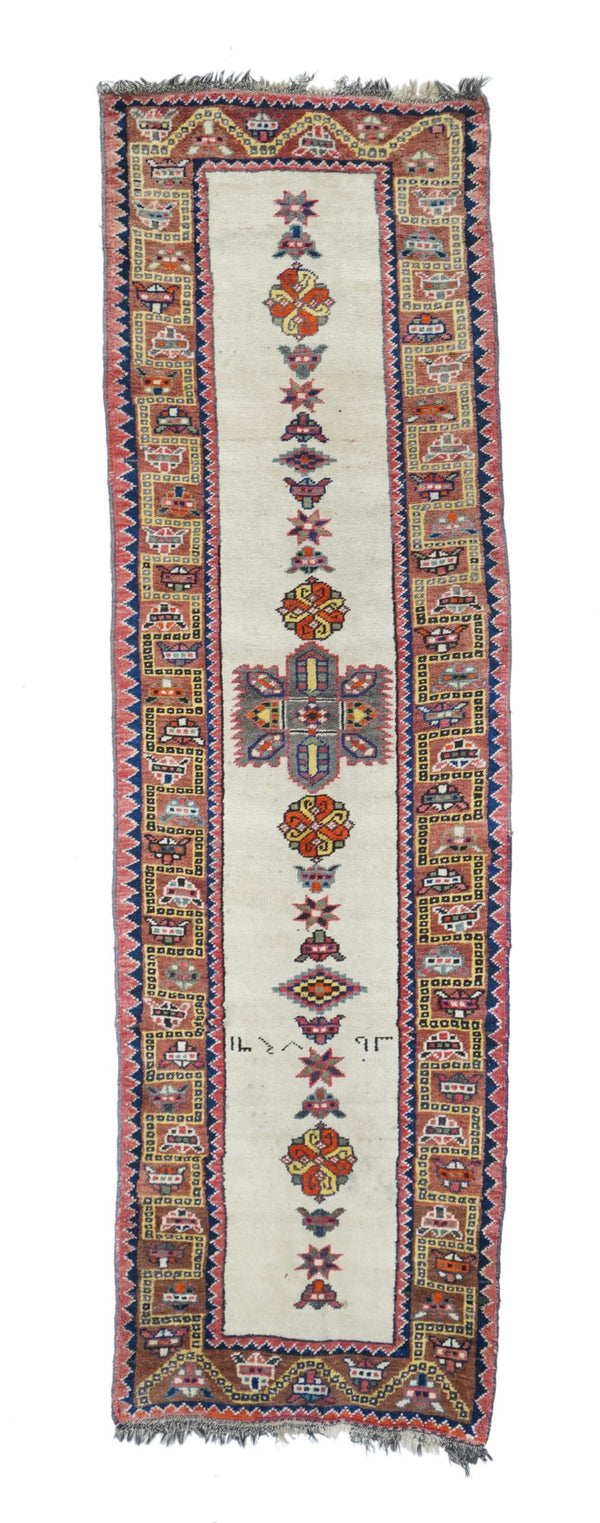 North West Persia Wool on wool 2'10''x9'7''