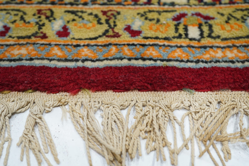 Persian Qum Wool on Cotton 4'6'' x 6'7''