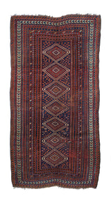 Antique Afshar Rug 5'0'' x 9'7''