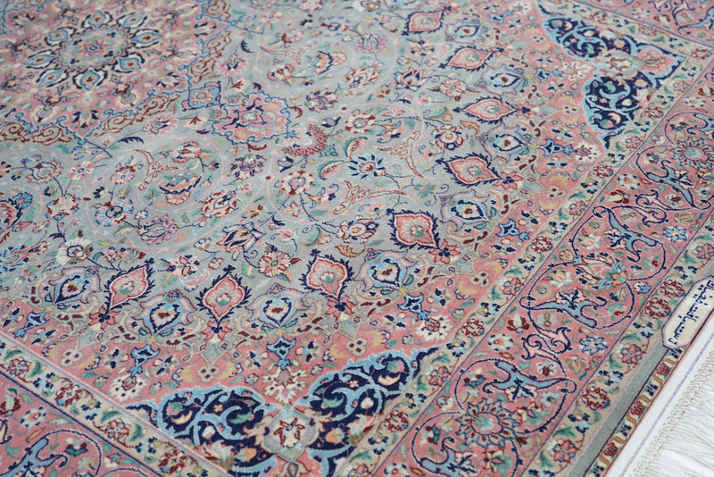 Vintage Isfahan Rug 3'4''x 5'2''