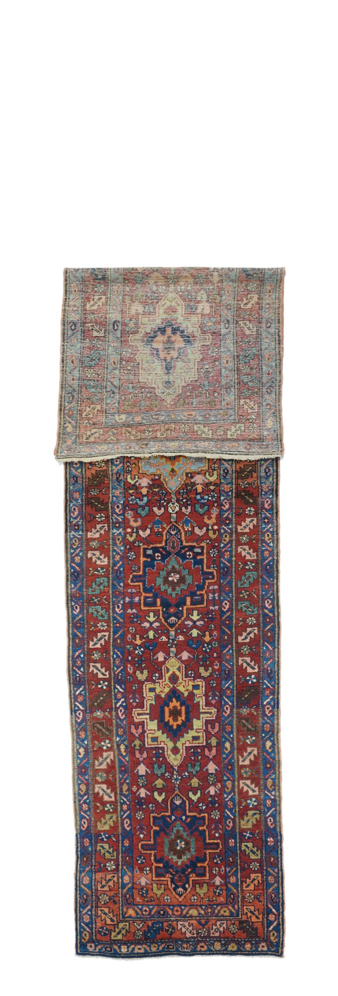 Antique Heriz Rug 3'3'' x 14'8''