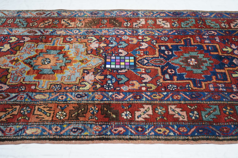 Antique Heriz Rug 3'3'' x 14'8''