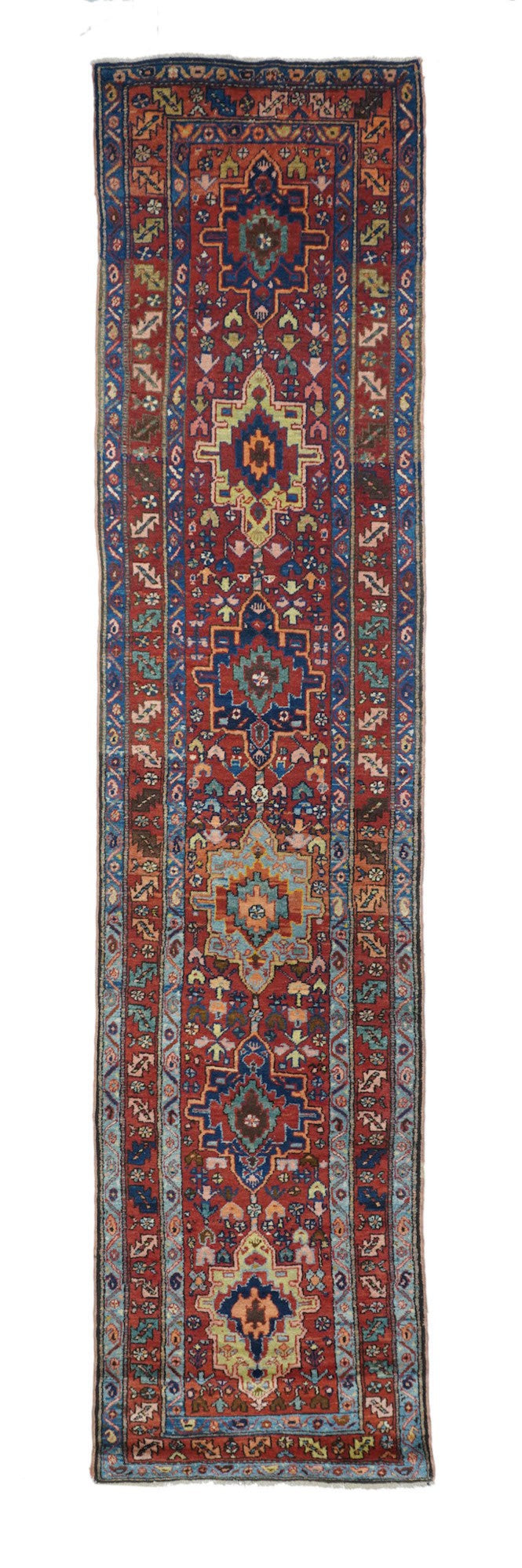Antique Heriz Rug 3'3'' x 14'8''