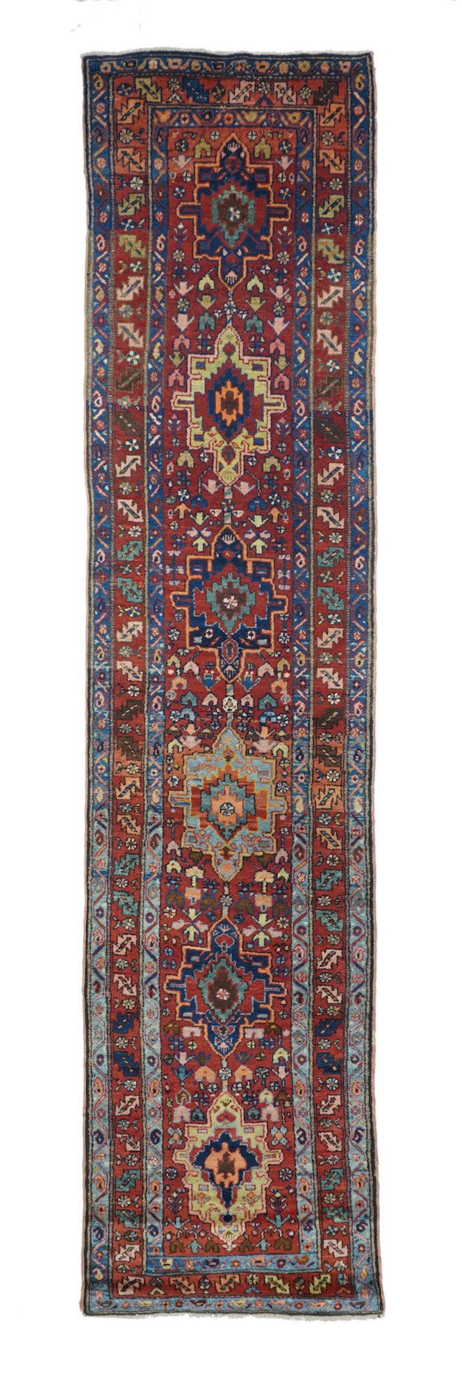 Antique Heriz Rug 3'3'' x 14'8''