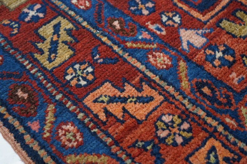 Antique Heriz Rug 3'3'' x 14'8''