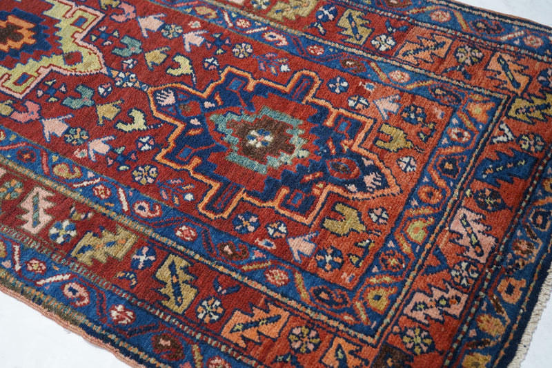 Antique Heriz Rug 3'3'' x 14'8''