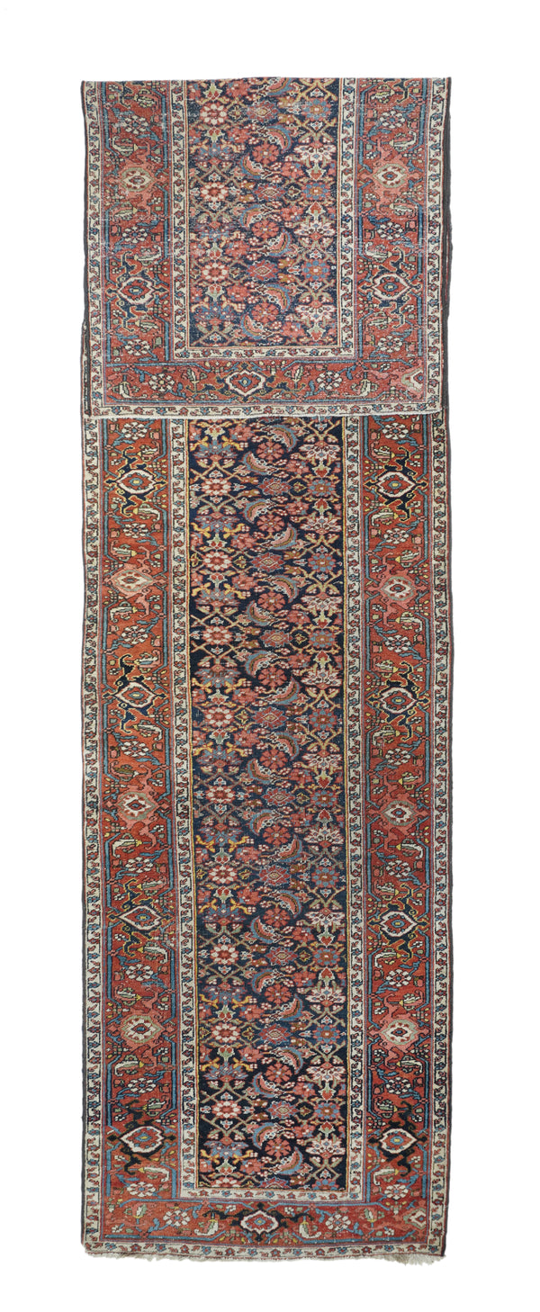 Antique Heriz Runner 3'6'' x 15'3''