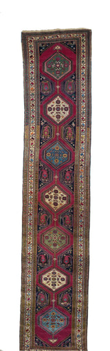 North West Persia Wool on wool 3'11''x16'