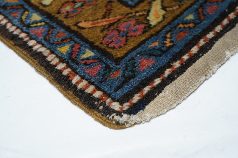 Antique Heriz Rug 3'5'' x 10'4''