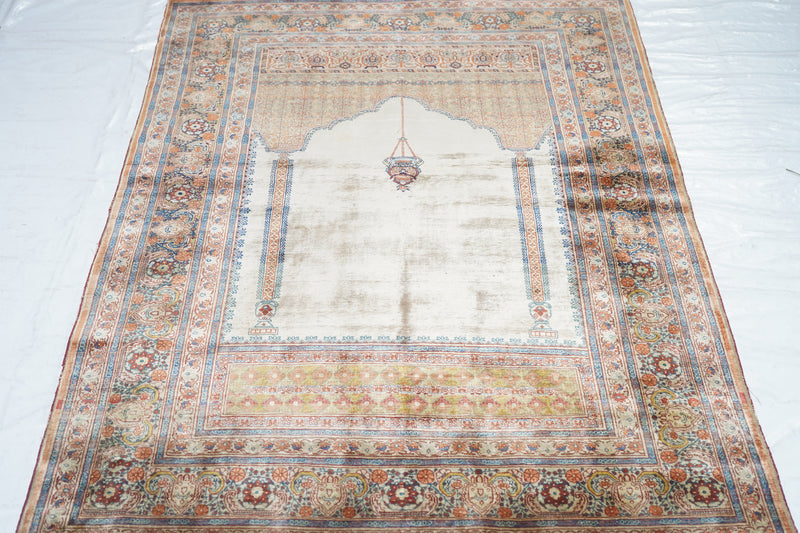 Antique Tabriz Rug 3'9'' x 5'8''