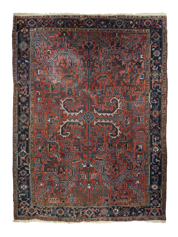 Persian Heriz Wool on Cotton 8'4''x10'10''
