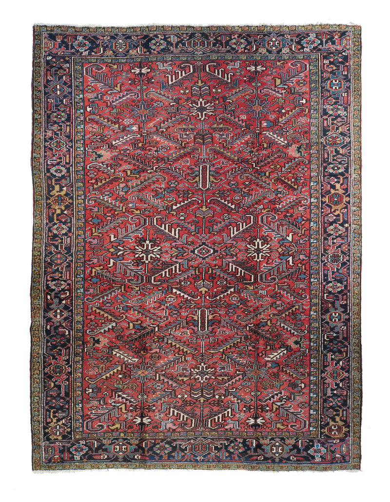 Persian Heriz Wool on Cotton 7'8''x10'8''