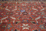 Persian Heriz Wool on Cotton 8'2'' x 11'2''