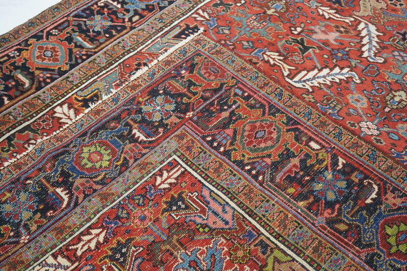 Persian Heriz Wool on Cotton 8'2'' x 11'2''