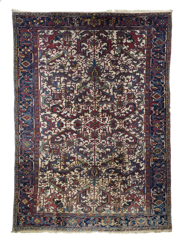 Persian Heriz Wool on Cotton 7'4'' x 10'5''