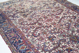 Persian Heriz Wool on Cotton 7'4'' x 10'5''