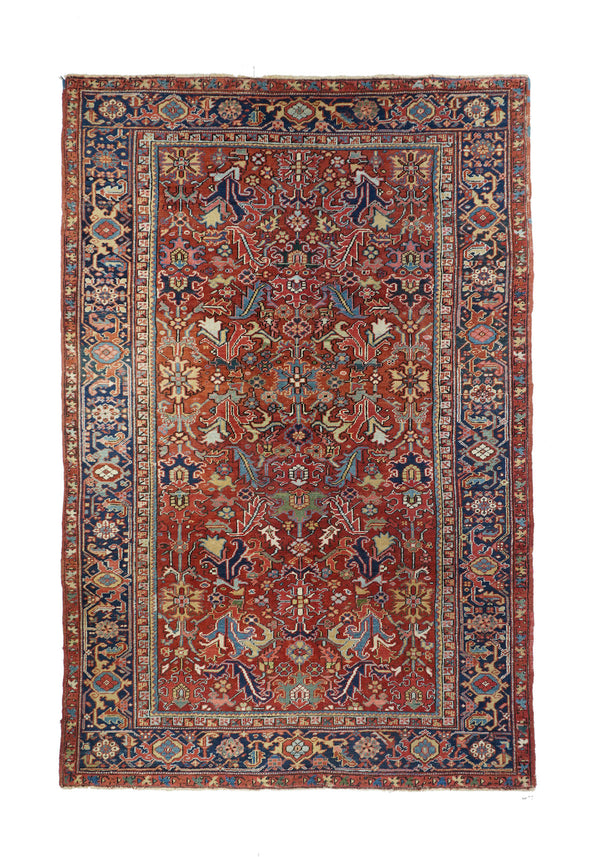 Persian Heriz Wool on Cotton 6'8''x9'11''